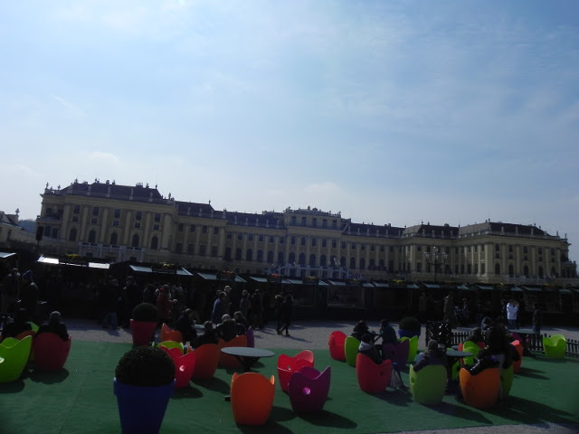 Feirinha de Páscoa no Palácio Schönbrunn