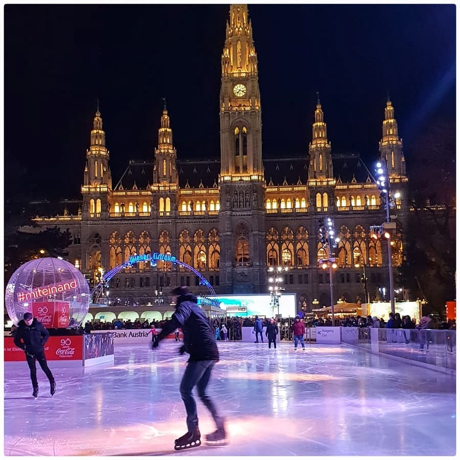 patinação no gelo em viena