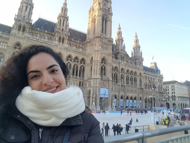 patinação no gelo em Viena